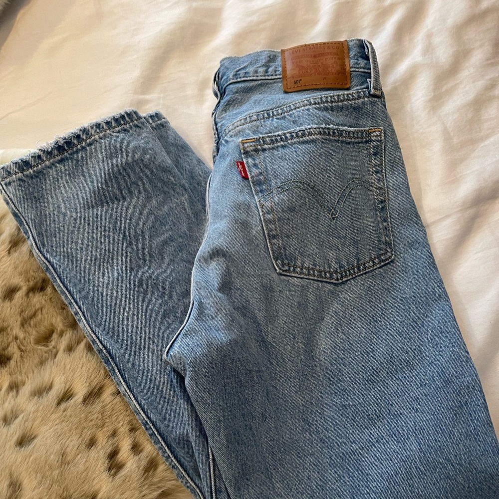 Levi’s 501 Straight Jeans, Size 28 - Worn Once